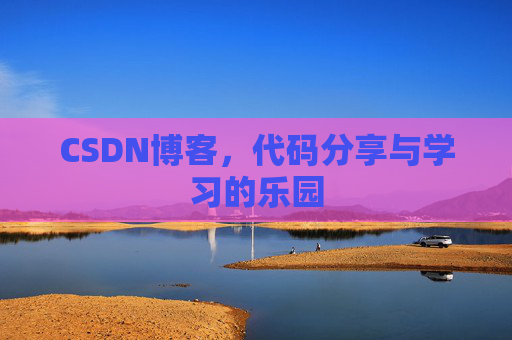 CSDN博客,代码分享与学习的乐园